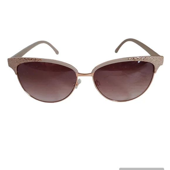 Nanette Lepore Pink and Gold Women\'s Sunglasses Nanette Lepore Rose Sunglasses for Women for sale | eBay main image 3
